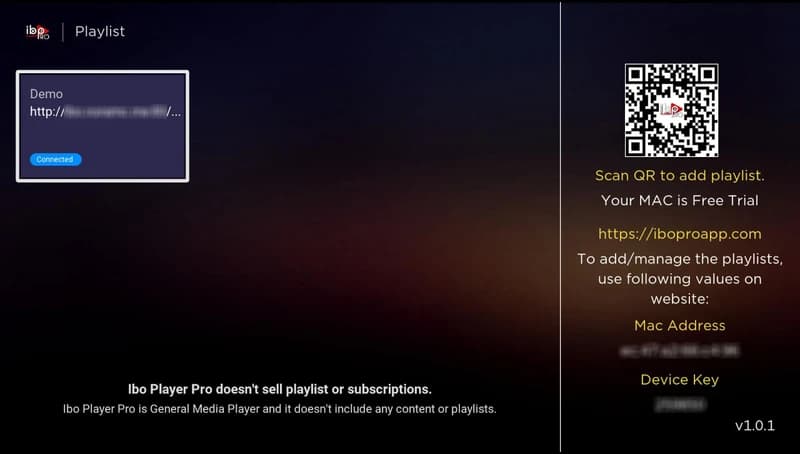 Roku setup — step 3: Get MAC Address and Device Key