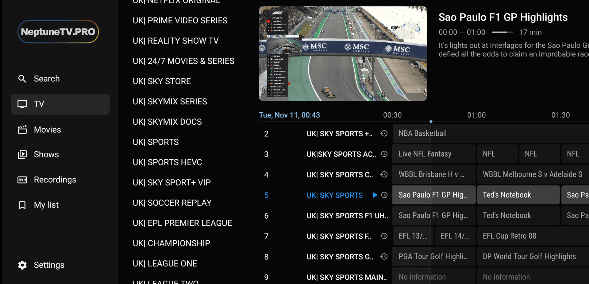 Live UI
